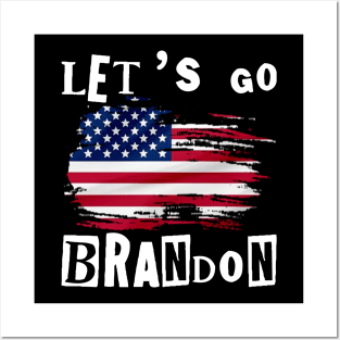 Lets Go Brandon FJB Trump 2024 T-shirt Donald Trump for President Republican party Mens Shirt Posters and Art